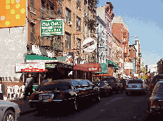 Bottom right picture you see the Limos lining up on lower Mulberry. This area is also steps away from Chinatown.