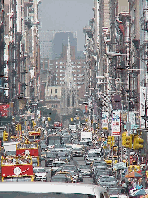 Top right picture you see Broadway near Greenwich Village with Grace Church in the center.Then there's the Off Broadway and Off Off Broadway thing, but that refers to plays off Broadway so we won't go into that.  There's enough Broadway here for one day.