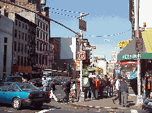 Center right picture is Broadway and Canal Street in Chinatown.