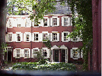 Center right photo is Grove Court and the pretty Federal houses of the 1850's. 