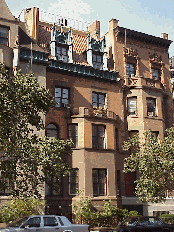 Top right picture is one of the pretty homes a few blocks away on West End Avenue of the Upper West Side of Manhattan.