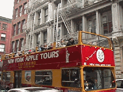 Top right:  When visiting NYC don't tie up our traffic with motorcades, take a tour bus.(picture taken in Soho.)