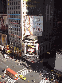 It's the most happening place in town...Broadway.  Many of the greatest performers of all times have walked these streets.  The theaters of Broadway are packed night after night.  There's just nothing in the world like Broadway.