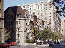 Center right picture is West End Avenue which is mostly a residential area.  The residents there have Riverside Park close by.