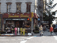 Top right is First Avenue and Sunshine Florist.  You might go in for a bouquet and meet a famous movie star or politician in this area.