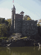 We don't mean to brag, but facts are facts...New York's Central Park is the prettiest park in the world. Top left is a picture of Belvedere Castle in Central Park.  This is an imitation medieval castle that overlooks the entire northern part of the park.