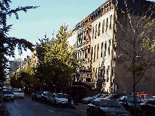 Center right picture is Restaurant Row between West 46th Street and 8th and 9th Avenue in the Theater District.  You'll find a variety of restaurants. Today we'll show you pictures of different areas, restaurants, and dining styles in New York City.