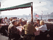 Bottom right picture you see people dining out at O'Neals at the 79th Street Boat Basin.  On nice days you can dine outside with views of the Hudson River and Riverside Park. As you can see the choices of dining styles in New York are endless.