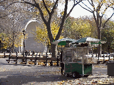 Center right picture you see the amphitheater which is a short walk from Bethesda Fountain.  There are vendors throughout the park selling sodas, pretzels and snacks.