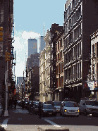 Top right picture you see the pretty cast iron buildings that line the streets of Soho.  The residents of this area are mostly artists. As you walk the streets of Soho you see the young fashionable people dressed like magazine covers.