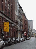 Center right photo you see a quiet street in Soho.