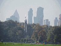 Maybe you long for some peace and quiet, then Central Park is for you.  The Metropolitan Museum of Art is located on Central Park at 5th Avenue and 81st Street.  Within a short walk on the lawns of the Met  you will see The Great Lawn, pictured right.