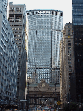 Top right picture you see Park Avenue and the Met Life Building with Grand Central Station in the center.  Grand Central is one of the main subway and train stations for the East Side.