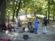 Some great things are FREE!  To the right you see a photo of a band playing in Central Park.  Of course, the tip bucket is to the front of the photo.