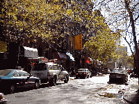 Center right picture you see MacDougal Street which is lined with wonderful restaurants, coffee houses and stores.