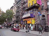 Top right picture you see some of the stores and shops on St. Mark's Place.