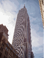 Center right you see the Empire State Building as seen from Mendy's on 34th Street in Midtown.