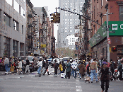 Top left picture you see the busy sidewalks of Chinatown during lunch hour; however, it's busy here every hour!