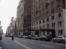 Top right picture you see the Dakota on the other end of 72nd Street near Central Park.  It's quiet on this end of the block and they probably are unaware of a movie being made today.