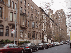 Top left photo you see a pretty tree lined street on the Upper West Side.