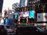 Center right picture you see the busy sidewalks of Times Square.  On New Year's Eve night you won't be able to move your arms in the crowd. (no exaggeration). Bottom right picture is ABC studios.  The major broadcasters all have studios here.