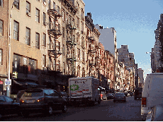 Bottom right picture you see West 8th Street in Greenwich Village.  West 8th is where you find funky clothing and stores selling everything from wild lingerie to hot pink wigs.