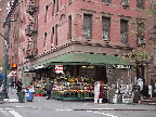 Ordinary people and famous stars love the Upper West Side because it has so much to offer.  As in most New York neighborhoods, you can buy flowers on any corner.  Top left picture is a deli on Columbus Avenue.