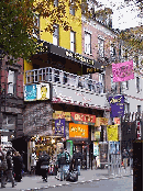 Top right photo you see some of the colorful shops on St. Mark's Place in the East Village.