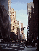 This is truly a business traveler's dream area.  Here you see a picture of the Grand Hyatt on 42nd Street and the Chrysler Building.