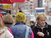 Just proving you do see everything in Chinatown even yellow hair was spotted on Canal Street.