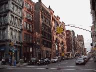 Bottom right picture you see another shot of a Soho street. Center right you see some of the wonderful old buildings of Soho. Most of the apartments in this area are artist lofts and there's a long waiting list to qualify.