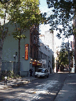 A few blocks from Washington Square Park is Minetta Lane.  This is one of the more quiet and quaint streets in Greenwich Village.  Top left picture is the Minetta Lane Theater.