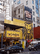 Top left picture you see the Lion King on 42nd Street in Times Square.