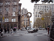 Top left picture you see Astor Place in the distance.  Here you'll find Astor Place Wines, a wonderful store for wine lovers.  You'll also find coffee shops, and lots of  stores for shopping.