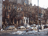 This is the world's largest Gothic cathedral and truly an awe inspiring sight inside and out. Center right picture you see homes on Manhattan Avenue in Harlem.