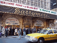 Top right you see theater goers lined up at the Barrymore Theater.  Of all the things to do in NYC, theater is number one!