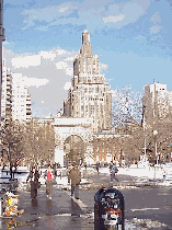 Washington Square Park was a potter's field in the 18C.  About 1,000 skeletons of early New Yorkers were found during the renovation of the square in the 1960's.