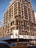 Top right picture you see the construction of the new Beekman Regent. This is the facade of an historic building with a skyscraper directly behind it.