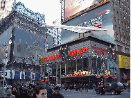 Center right picture you see the signs of Times Square on 42nd Street.