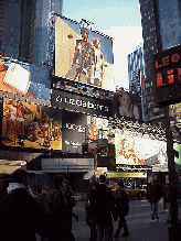 Bottom right picture you see Times Square where we go to see great Broadway plays.  It's not that unusual to look up at a billboard in Times Square and see a picture of one of your neighbors!