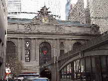 Center right picture you see one of the most famous buildings in New York, Grand Central Station.  A few years ago the station was restored to its original beauty.  It's one of the major train and subway stations in NYC.