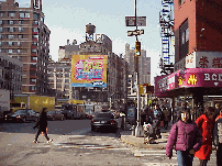 Top right picture you see an eastern view of Canal Street.  Here you'll find lots of jewelry stores.  Most of the sales help in the jewelry stores speak English and they'll be happy to show you beautiful gold Chinese jewelry.