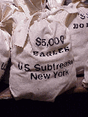 By now you might be thinking they take a lot of breaks.  Remember these employees are under a lot of pressure to guard our money.  Center right you see a picture of money.  As you can see they've been doing a good job. That money's been in New York.