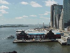 Bottom right picture was taken on the Brooklyn Bridge looking down on Pier 17.  A day on the pier at South Street Seaport is a big Yes!