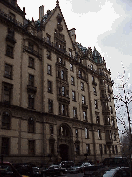 You might see Yoko Ono rushing out of the Dakota Building on Monday morning.  She's often seen around town shopping and dining in different areas of the city. Picture of the Dakota top left.