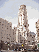 Center right picture you see Riverside Church in Harlem. This beautiful church, built in the late 1920's in Gothic Revival style, overlooks the Hudson River.