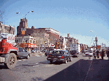 The pictures on the right were all taken on Delancey Street where the bargain shoppers and traffic are in high gear.