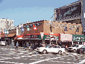 The colorful neighborhoods and less expensive rents of the Lower East Side have attracted many young artists in recent years.  One example of the graffiti art of the Lower East Side can be seen in the photo top right.