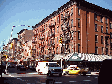 Bottom right picture you see the corner of Sullivan and Bleecker Street.  Coffee houses have been popular in the village for years and there's no end in sight.