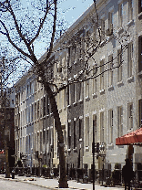 Top left you see the pretty townhouses that line the streets in Greenwich Village.  It's one of the only neighborhoods in New York where people actually know each other.  That's because people move here and never leave!